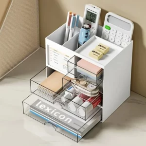 Desktop Combination Drawer Storage Box Desk Organizer Reasonable Partition Office Accessories Pen Holder Organizers Stationery - Image 2