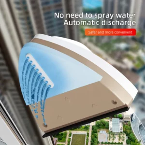 NEW Magnetic Glass Window Cleaning Tool Water Discharge Double-layer Wiper Household Special Window Cleaner For Home - Image 2