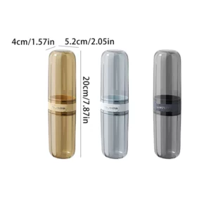 Toothbrush Storage Box Portable Mouthwash Cup Toothpaste Storage Box Toiletry Set Travel Supplies Portable Toothbrush Cup - Image 6
