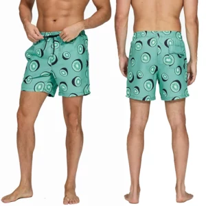 DATIFER Summer Men Beach Print Shorts Surfing Swimwear Fitness Workout Trunks Male Sportswear With Pockets Pants - Image 4