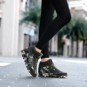 Fashion Camouflage Sneakers Women Hide Heel Canvas Casual Shoes Woman Platform High Top Sneakers Wedge Outdoor Sports Shoes - Image 2