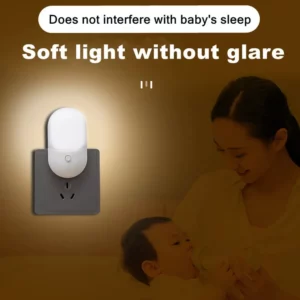 Bedside Lamp Night light EU US Plug LED Night Light AC220V Bedroom Lamp Gift for Children Cute Night Lamp For Corridor WC - Image 2