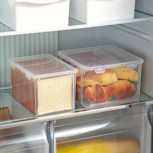 Bread Container Storage Box Kitchen Dispenser Bread Boxes Baking Bread Cake Containers Airtight Box Refrigerator Clear Kitchen - Image 6