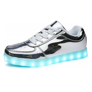 RayZing Fashion Unisex Shoes Led For Adults Schoenen men Casual Chaussures Lumineuse Light Up Shoes lover Luminous Gold Silver - Image 6