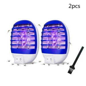 2/4/6Pcs LED Socket Mosquito Killer Lamp US/EU Plug Electric Mosquito Fly Bug Insect Trap Killer Night Lamp - Image 4