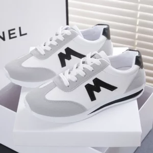 Women Designer Sneakers Round Head Deep Mouth Light Sneakers Versatile Breathable Cross Lace Casual Sneakers Zapatos De Mujer - Image 3