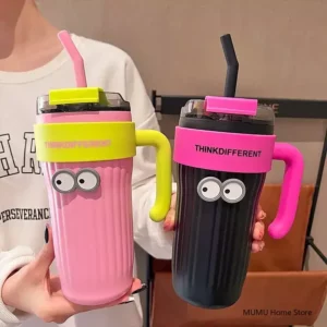 860ML Large Capacity Coffee Cup Tumbler Water Cup Car Thermos Bottle Stainless Steel Ice Bomber Cup Outdoor Sport Insulated Cup - Image 5