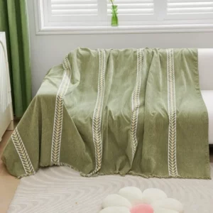 Chenille Sofa Towel Blanket Sectional Sofa Cover Universal Anti-cat Scratch Slipcovers Couch Towel Cover Sofa Blankets - Image 2