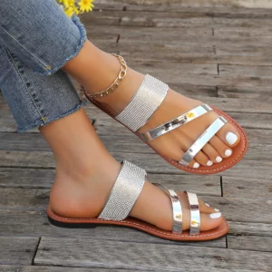 Sandals Women Flats Casual Slippers Summer Shoes Women Designer Sandals Slides Bohemian Shoes Outdoor Ladies Sandals Plus Size - Image 6