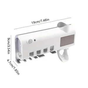 Multifunctional Toothbrush Holder Induction UV Sterilization Automatic Toothpaste Squeezing Support Electric Toothbrush - Image 6