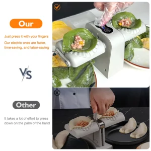 Automatic Electric Dumpling Maker Machine Household Double Head Rapid Forming Dumpling Machine Mold Manual Kitchen Accessories - Image 2