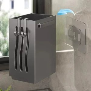Multifunctional Kitchen Utensil Storage Rack Chopstick Draining Holder Wall-Mounted Freestanding Cutlery Tableware Organizer Box - Image 4