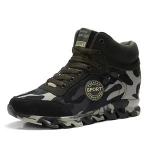 Fashion Camouflage Sneakers Women Hide Heel Canvas Casual Shoes Woman Platform High Top Sneakers Wedge Outdoor Sports Shoes - Image 5