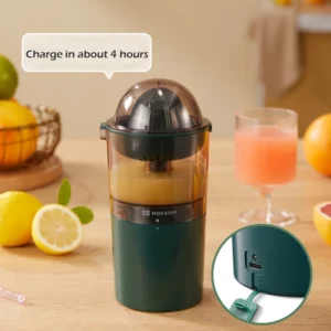 250ML Electric Juicer Blender Portable Fruit Extractor Orange Juice Maker Mini Mixer Usb Rechargeable Lemon Extractor - Image 3