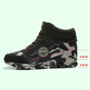 Fashion Camouflage Sneakers Women Hide Heel Canvas Casual Shoes Woman Platform High Top Sneakers Wedge Outdoor Sports Shoes - Image 6