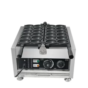 110V/220V Egg Waffle Machine Commercial Waffle Maker 12 Holes Egg Shape Pastry Baking Machine - Image 5