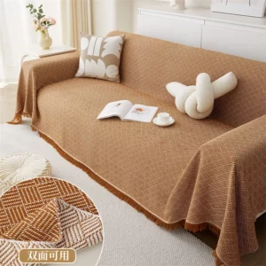 Thick Chenille Sofa Fabric Per Meter for Upholstery Tablecloth Pillowcase Pet Bed Bag Diy Sewing Cloth Wearable Soft Beige Green - Image 4