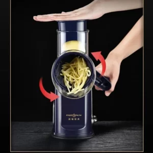 Vegetable Slicer Cutter Manual Drum Grater Multifunction Rotary Cheese Grater Kitchen Veggie Chopper Food Shredder Meat Grinder - Image 3