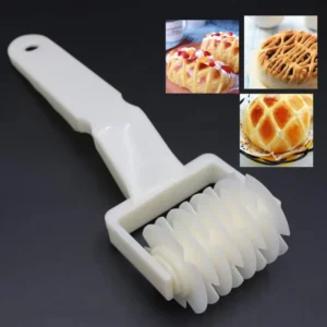 1PC High Quality Pie Pizza Cutter Pastry Bakeware Embossing Dough Roller Lattice Cake Tools Plastic Baking Tool - Image 5