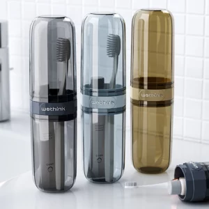 Toothbrush Storage Box Portable Mouthwash Cup Toothpaste Storage Box Toiletry Set Travel Supplies Portable Toothbrush Cup - Image 4