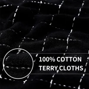 Homaxy 4/6pcs 100% Cottton Kitchen Towel Absorbent Dishcloth Ultra Soft Kitchen Cloths Drying Hand Towels Home Cleaning Tools - Image 2
