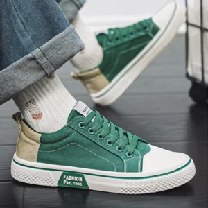 Classic Men's Canvas Shoes Outdoor Fashion Skateboard Shoes for Men Comfor Non-Slip Casual Sneakers Breathable Men Walking Shoes - Image 3