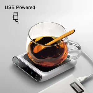 Mini Portable USB Cup Warmer Coffee Mug Heating Coaster 3 Gear 100°C Milk Tea Water Cup Heaters For Home Office Desk Heating Pad - Image 6