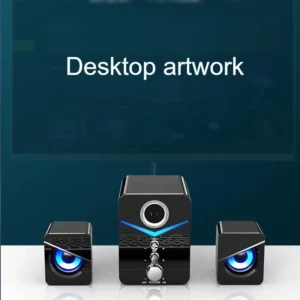 SADA Computer Speaker Home Desktop Computer Laptop Universal Small Speaker Wired Desktop Subwoofer Speaker - Image 5