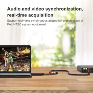USB Video Capture Card Easy Cap VHS VCR Mini DV Hi8 DVD to Digital Converter RCA/S-video to USB 2.0 Audio Video Record Capture - Image 4