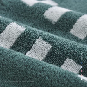 Retro Cotton Towel Dots Stars Striped Heart Pattern Soft Face Towel Super Absorbent Thick Hand Towels for Bathroom Kids Adults - Image 5