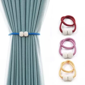 Pearl Magnetic Curtain Clip Buckle Curtain Holders Hook Hanging Ball Magnetic Tiebacks Home Curtain Accessories - Image 4