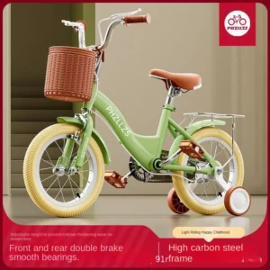 SKIG Bicycle 3-12 Years Old Boy Girl 14-18 Inch Kid Lift Adjustable Children's Bike Road Bikes Twitter Camping Home Bike - Image 2