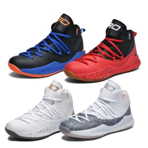 2024 Men Sneakers Men Boys Basket Shoes Autumn High Top Anti-slip Outdoor Sports Shoes Trainer Women Zapatillas Basketball Shoes - Image 2