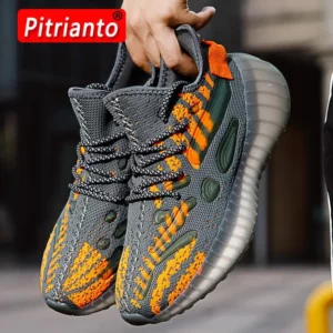New Men Sneakers Shoes Light Casual Fashion Running Elastic Leisure Outdoor Mesh Summer Sports Tennis Man Walking Shoes - Image 1