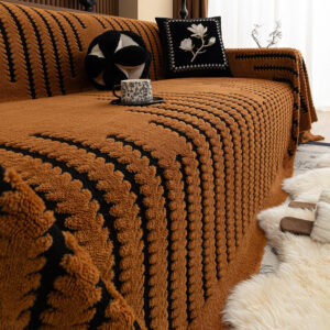 Vintage Plush Sofa living room sofas 4 Person Covers Chairs Covers 3-seater Armchair Sofa Cushions Protector Decorative - Image 2