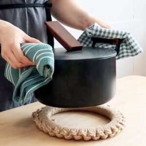 100% Cotton Waffle Weave Kitchen Dish Cloths, Ultra Soft Absorbent Quick Drying Dish Towels, Household Tableware Towels, 3-Pack - Image 5