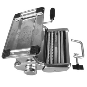 0.5-2.5mm Hand Crank Noodle Machine Stainless Steel Dough Roller Pasta Maker 7 Thickness Settings - Image 6