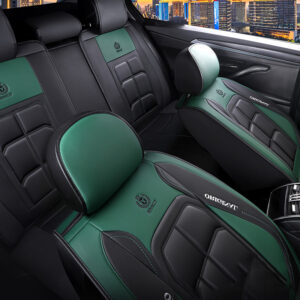 1pc PU Leather Universal Fit Car Seat Cover Protector Mat with Soft Cushion Full Package Seat Cover Auto Interior Accessories - Image 3