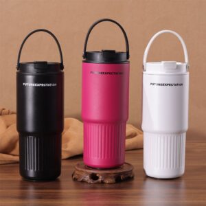 800ML Tumbler With Handle and Straw Vacuum Leakproof Tumblers Insulated Water Bottle Reusable Insulated Cup for Home Outdoor - Image 2