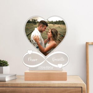 Personalized Anniversary Women Men Couples Gifts Custom Photo Love Frame Acrylic Plaque Valentine's Day Giftware for Him Her - Image 4