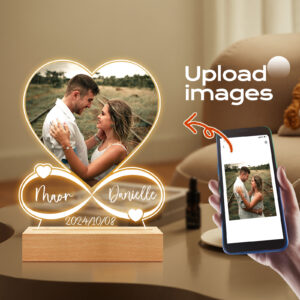 Personalized Anniversary Women Men Couples Gifts Custom Photo Love Frame Acrylic Plaque Valentine's Day Giftware for Him Her - Image 5
