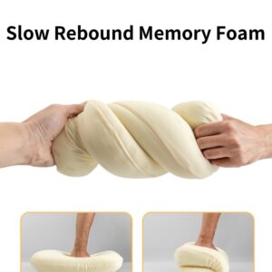 Outdoor Camping Pillow Memory Foam Travel Cervical Pillow Portable Lunch Break Pillow Slow Rebound Memory Pillow - Image 4
