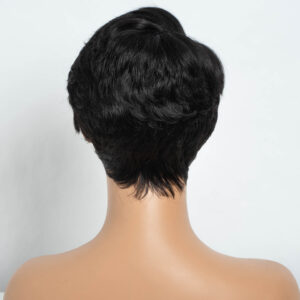 Lekker Short Pixie Cut 13X1 Part Lace Front 100% Human Hair Wig For Women Ready to Wear Brazilian Remy Hair Colored Straight Wig - Image 6