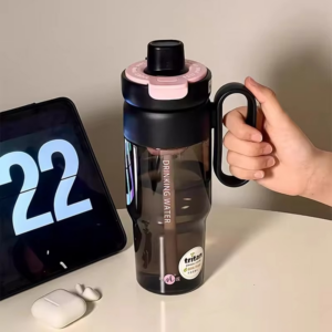 850ml Large Gym Water Bottle Sport Tumbler With Tea Infuser Handle Straw Tritan Ice Coffee Juice Tea Drinking Bottle BPA Free - Image 4