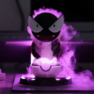 Smoking Night Light For Gengar Cute Anime Gaming Room Smoke Light Bedroom LED PC Table Decoration Christmas Children's Toy Gift - Image 6