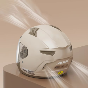 Motorcycle Open Face Helmet For Men Women 3/4 Half Helmet Warming With Sun Visor Quick Release Buckle Safety Riding Equipment - Image 3