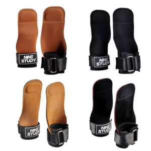 Bench Press Weight Lifting Wrist Hooks Straps Deadlift Gloves and Grip Pads for Fitness Gym Training Dumbbell Pull-Up - Image 2