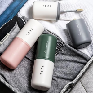 1pc Portable Toothbrush Holder Box Bathroom Accessories Toothpaste Box Outdoor Travel Camping Toothbrush Storage Organizer Case - Image 3