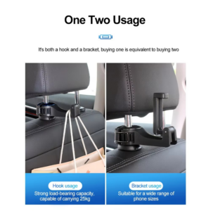 Universal Car Bracket Hook Multi-Function Hanging Storage Mobile Phone Holder Rear Seat Hanger Hook for Bag Purse Cloth Grocery - Image 5