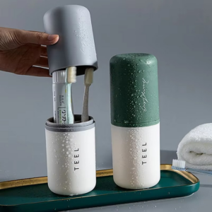 1pc Portable Toothbrush Holder Box Bathroom Accessories Toothpaste Box Outdoor Travel Camping Toothbrush Storage Organizer Case - Image 6